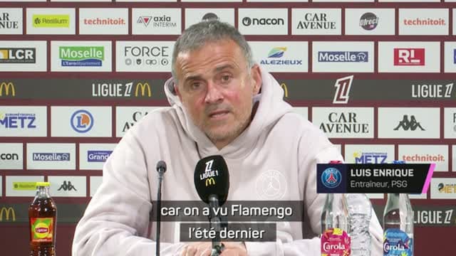 Ligue 1: Luis Enrique Praises Flamengo Enthusiastically