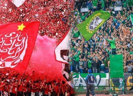 Raja Casablanca snatches league lead from Wydad with derby win