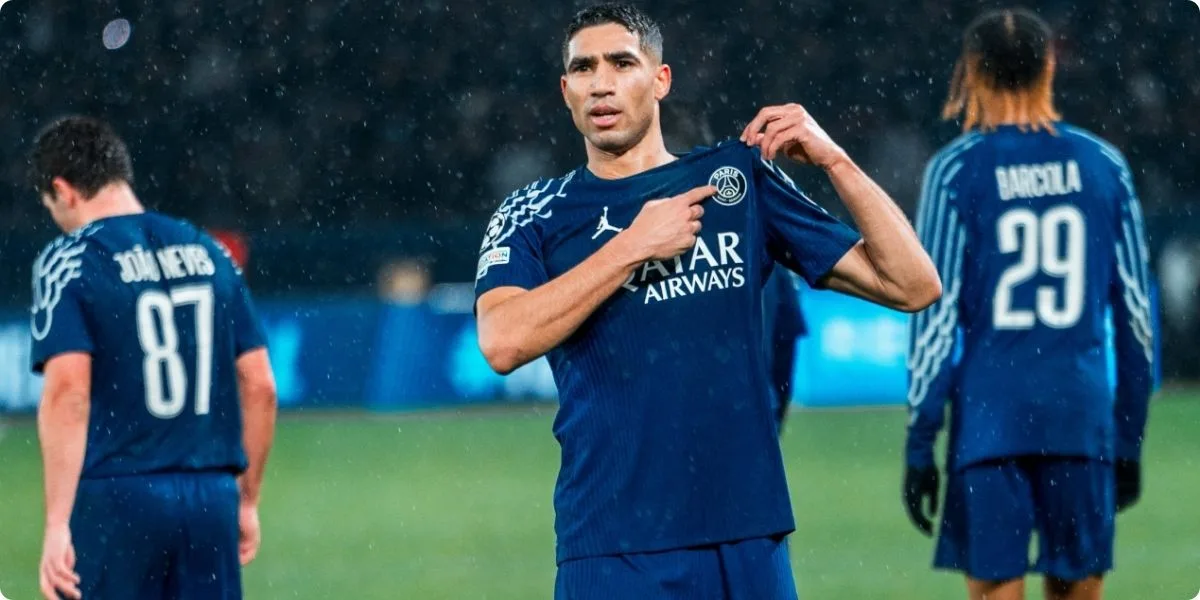 Achraf Hakimi Leads PSG Squad for Champions League Clash